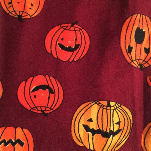 L NEW Girls Pumpkin Thanksgiving Leggings Luxury Soft Yoga Pants for Kids - Picture 2 of 10